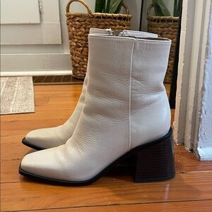 Sam Edelman White Heeled Boots